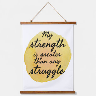 Inspirerend noteringen voor zelfaanvaarding hangend wandkleed