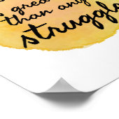 Inspirerend noteringen voor zelfaanvaarding poster (Hoek)