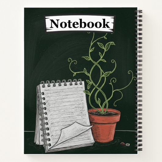 Inspirerend Notitieboek voor journaling en studie (Achterkant)
