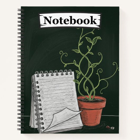 Inspirerend Notitieboek voor journaling en studie (Voorkant)