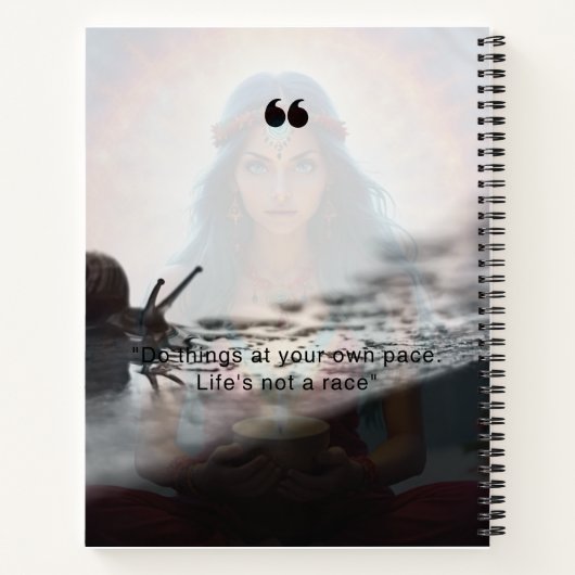 Inspirerend Notitieboek voor Mindful Living (Achterkant)