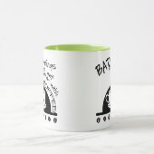 Inspirerend ochtenden beter met koffiezwart mok (Midden)