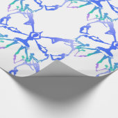 Inspirerend of Motivatie yogahoudingen Cadeaupapier (Hoek)