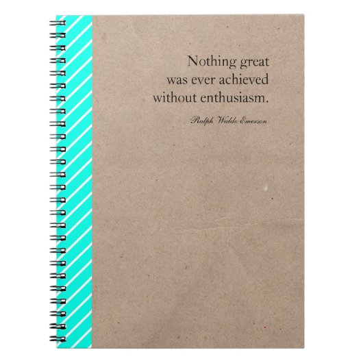 Inspirerend offerte Aangepast Notitieboek (Voorkant)