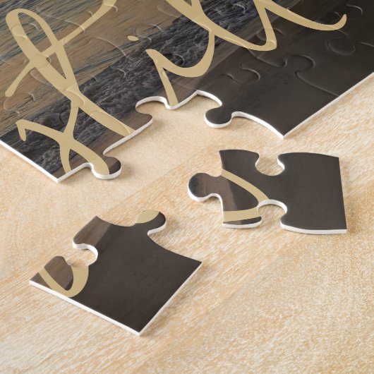 Inspirerend offerte Be Still Sunrise Beach Legpuzzel (Zijkant)