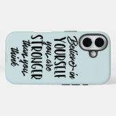 Inspirerend offerte Geloof in jezelf Case-Mate iPhone Case (Achterkant (horizontaal))