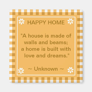 Inspirerend offerte - Happy Home Magneet