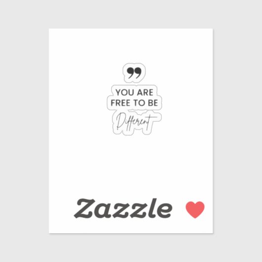 Inspirerend offerte koffie Mok Sticker (Vel)