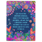 Inspirerend offerte maken vandaag geweldig klembord (Achterkant)