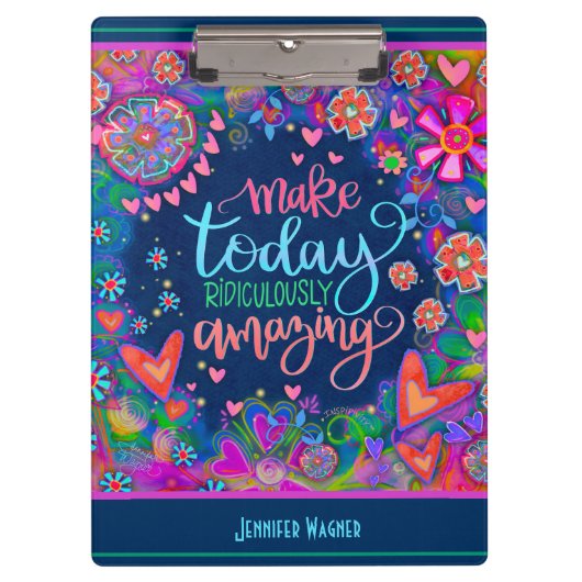 Inspirerend offerte maken vandaag geweldig klembord (Voorkant)