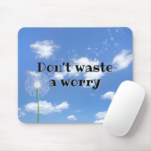 Inspirerend offerte met witte paardenbloem muismat (Met muis)