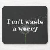 Inspirerend offerte met witte paardenbloem muismat (Voorkant)