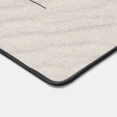 Inspirerend offerte op strandzand bureaumat (Hoek)