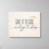 Inspirerend offerte op strandzand canvas afdruk (Voorkant)