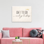 Inspirerend offerte op strandzand canvas afdruk (Insitu (Woonkamer))