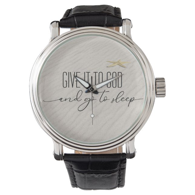 Inspirerend offerte op strandzand horloge (Voorkant)