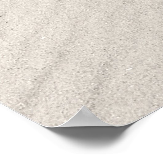 Inspirerend offerte op strandzand poster (Hoek)