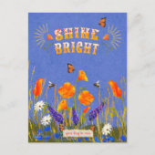 Inspirerend offerte Wildflower Poppies Briefkaart (Voorkant)