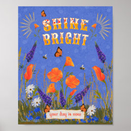 Inspirerend offerte Wildflower Poppies Californië Poster