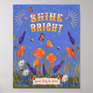 Inspirerend offerte Wildflower Poppies Californië Poster