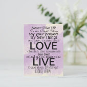 Inspirerend offertes en Gezegden Briefkaart (Staand voorkant)