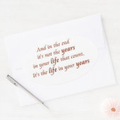 Inspirerend offertes en gezegden nieuwheid sticker (Envelop)