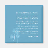 Inspirerend offertes | Gandhi Quote gewoonten Magneet (Voorkant)