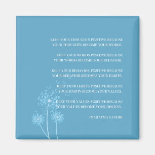 Inspirerend offertes Gandhi Quote Habits Magneet
