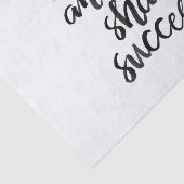 Inspirerend offertes:geloof en je zult slagen tissuepapier (Detail)