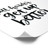 Inspirerend offertes: Herfst harder. Beter opstaan Poster (Hoek)