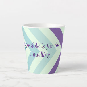 Inspirerend offertes latte mok