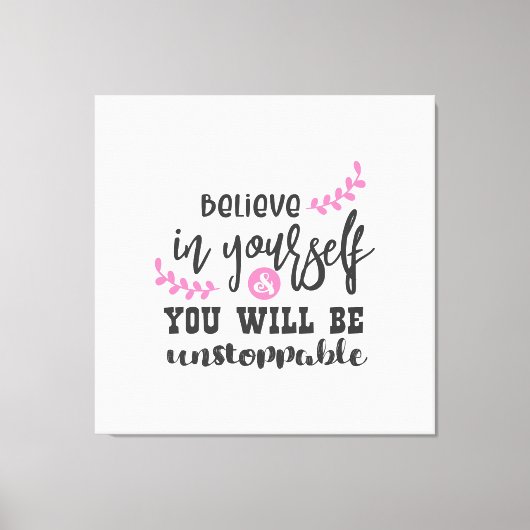 Inspirerend offertes ontwerp canvas afdruk (Voorkant)