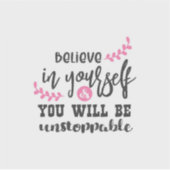 Inspirerend offertes ontwerp sticker (Voorkant)