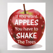 Inspirerend offertes op Apple-Poster Poster (Voorkant)