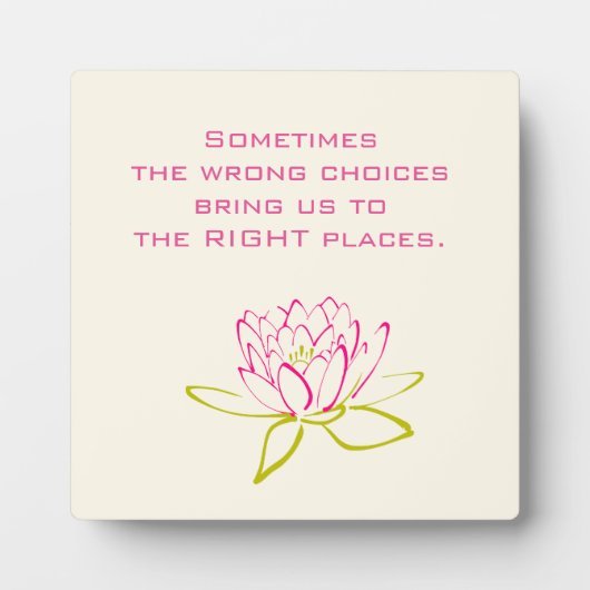 Inspirerend offertes over keuzes fotoplaat (Voorkant)