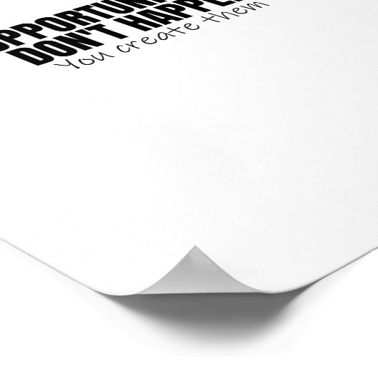 Inspirerend offertes over succes poster (Hoek)