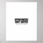 Inspirerend offertes over succes poster (Voorkant)