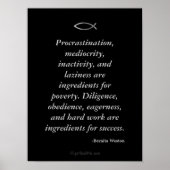 Inspirerend offertes van disciplinaire sleutels poster (Voorkant)