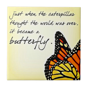 Inspirerend offertes voor Butterfly Life Struggle Tegeltje