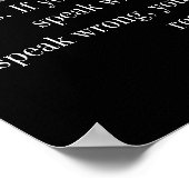 Inspirerend offertes voor disciplinaire maatregele poster (Hoek)