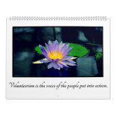 Inspirerend offertes voor  vrijwilligers kalender (Hoes)