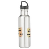 Inspirerend offertes waterfles  (Achterkant)