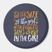 Inspirerend omvang van de strijd in het meisje magneet (Voorkant)