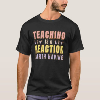Inspirerend Onderwijs Wetenschap Docent Waardering T-shirt