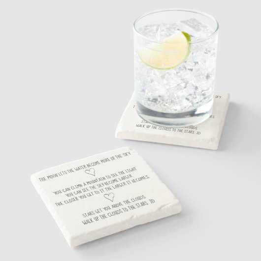 Inspirerend Onderzetter (Zijkant)