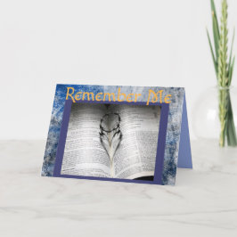 Inspirerend Onthoud Mij Pasen Kaart