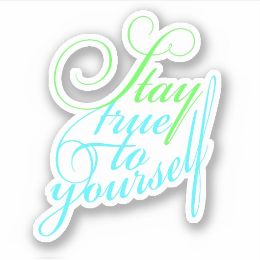 Inspirerend ontwerp sticker (Voorkant)