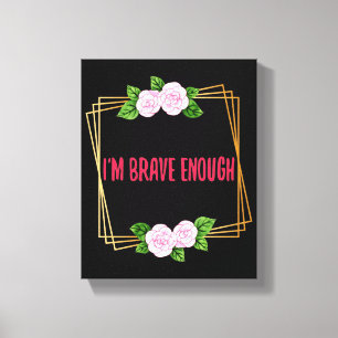 Inspirerend ontwerp voor leven en succes canvas afdruk