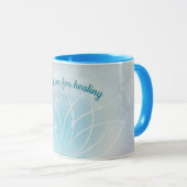 Inspirerend oogmerken voor genezing mok (Voorkant rechts)