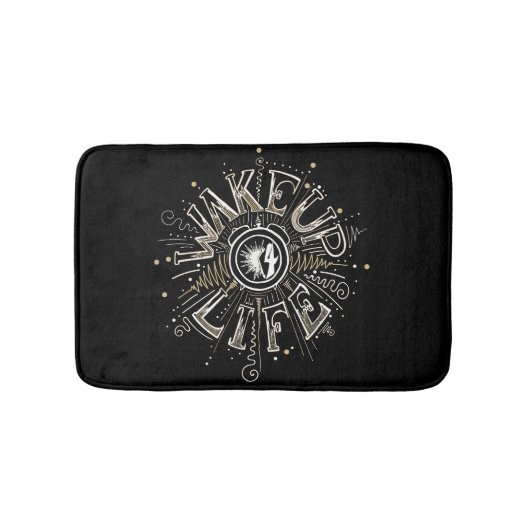 Inspirerend OPHEFFING 4 LIFE-citaatillustratie Badmat (Voorkant)